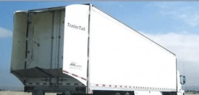 trucks resr flaps for aerodynakics - Google Search