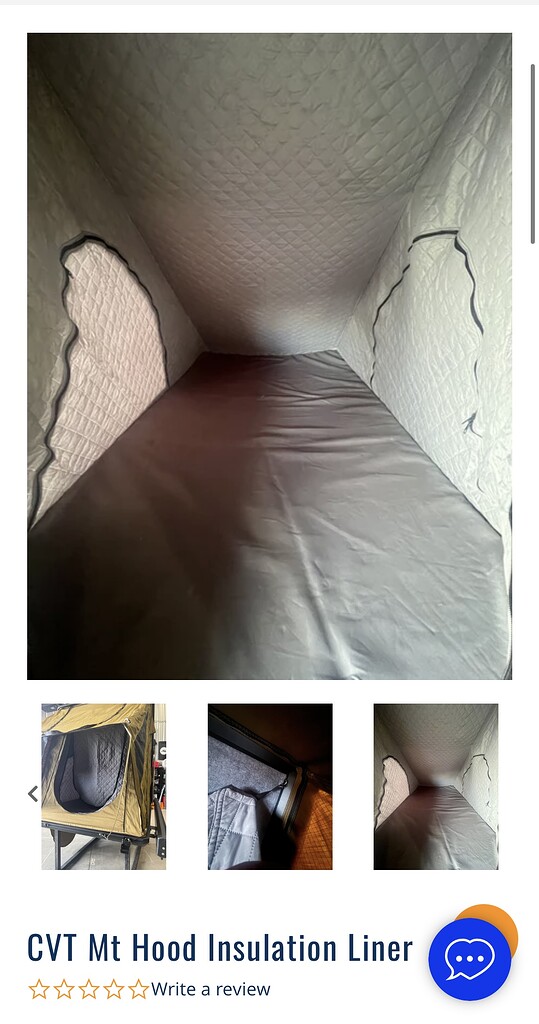 One of a kind tent insulation - MARKETPLACE - Go Fast Forum