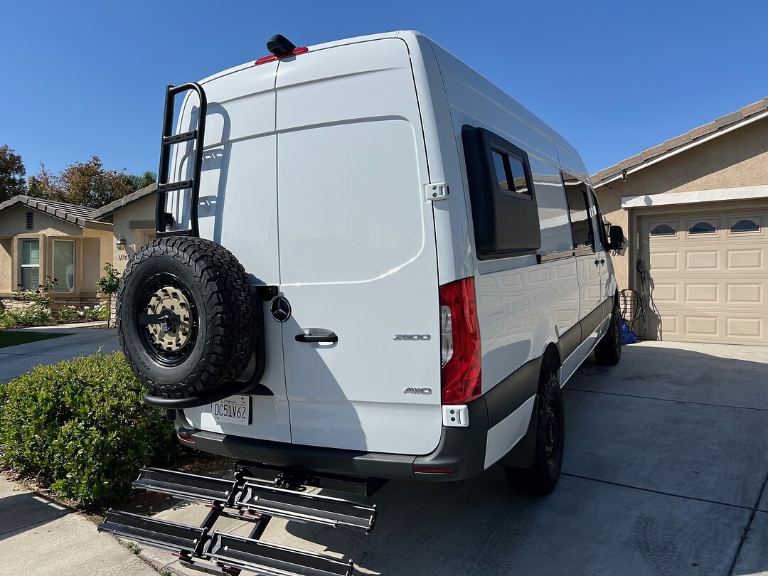 Sprinter Owl Vans Expedition Tire and Ladder Combo