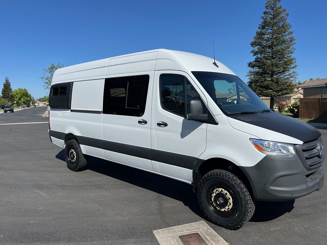 Sprinter with Black Rhino and Fender Chop