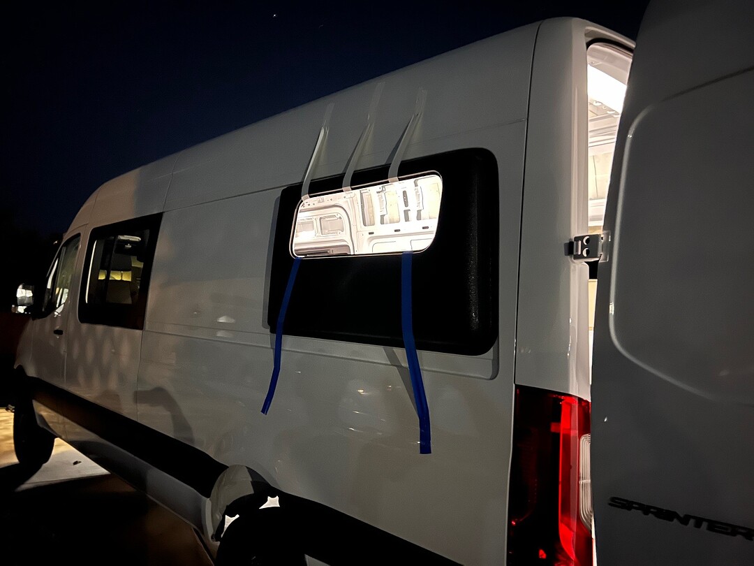 Sprinter Flares Installed 2